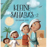 Boekomslag van Kleine Sahaba’s Deel 2 met illustraties in een woestijnsetting